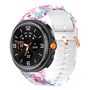 Silikon Armband f�r Samsung Galaxy Watch 8 40mm 44mm Classic 46mm Print Motiv