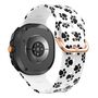 Silikon Armband f�r Samsung Galaxy Watch 8 40mm 44mm Classic 46mm Print Motiv