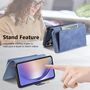 F�r Samsung Galaxy S25 FE 5G MagSafe Kunstleder Wallet H�lle Blau