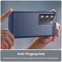 F�r Xiaomi Redmi 15 5G Carbon Fiber Brushed Design TPU H�lle Blau