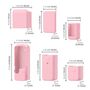 F�r DJI OSMO Pocket 3 6-in-1 Silikon TPU Schutzset Cover (Rosa)