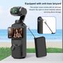 F�r DJI OSMO Pocket 3 6-in-1 Silikon TPU Schutzset Cover (Rosa)