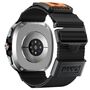 F�r Samsung Galaxy Watch 8 / 8 Classic Nylon Sport Armband Schwarz