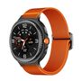 F�r Samsung Galaxy Watch 8 / 8 Classic Nylon Sport Armband Orange