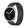 F�r Samsung Galaxy Watch 8 / 8 Classic Magnetisch Silikon Band Schwarz