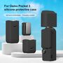 F�r DJI OSMO Pocket 3 6-in-1 Silikon TPU Schutzset Cover Schwarz