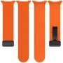 F�r Samsung Galaxy Watch 8 / 8 Classic Silikon Magnet Armband Orange