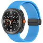 F�r Samsung Galaxy Watch 8 / 8 Classic Silikon Magnet Armband Blau