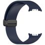 F�r Samsung Galaxy Watch 8 / 8 Classic Silikon Magnet Armband D- Blau