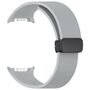 F�r Samsung Galaxy Watch 8 / 8 Classic Silikon Magnet Armband Grau