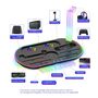 F�r Nintendo Switch 2 RGB Licht Ladestation mit K�hlung Ablage Wei�