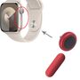 F�r Apple Watch Series 9 41/45mm GPS Crown Nut & Power Button Set Rot
