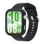 F�r Huawei Watch Fit 4 Silikon H�lle mit integriertem Armband Schwarz