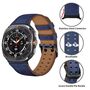 F�r Samsung Galaxy Watch 8 / 8 Classic Echtleder Premium Armband Blau