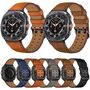 Echtleder Armband f�r Samsung Galaxy Watch 8 / 8 Classic mit Doppelverschluss