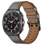 Echtleder Armband f�r Samsung Galaxy Watch 8 / 8 Classic mit Doppelverschluss