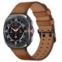Echtleder Armband f�r Samsung Galaxy Watch 8 / 8 Classic mit Doppelverschluss