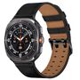 Echtleder Armband f�r Samsung Galaxy Watch 8 / 8 Classic mit Doppelverschluss