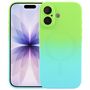 F�r Apple iPhone 17 Silikon MagSafe H�lle Farbverlauf & Linsenschutz