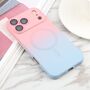 F�r Apple iPhone 17 Pro Max Silikon MagSafe H�lle mit Farbverlauf
