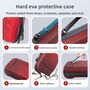 F�r Nintendo Switch 2 Tragbare Hartschalen-Schutztasche Schwarz Rot