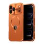 F�r Apple iPhone 17 Pro Max Full Cover MagSafe H�lle Metallrahmen Orange