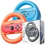 F�r Nintendo Switch 2 Joy-Con 2er Set Racing-Lenkrad-Griffe Zweifarbig