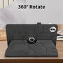 F�r Honor Pad 10 360 Grad Rotation Baum Kunstleder Tasche Schwarz