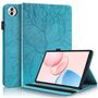 F�r Honor Pad 10 aufstellbare Baum Kunstleder H�lle Tasche Blau