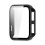 F�r Garmin Venu X1 Kunststoff H�lle + Tempered 9H Hart Glas Schwarz