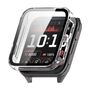 F�r Garmin Venu X1 Kunststoff Watch H�lle + 9H Hart Glas Transparent
