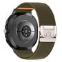 F�r Samsung Galaxy Watch 8 / 8 Classic Stretch Nylon Armband Gr�n