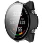 F�r Garmin Forerunner 570 47mm Kunststoff H�lle + 9H Hart Glas Schwarz