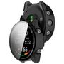 F�r Garmin Forerunner 570 47mm Kunststoff H�lle + 9H Hart Glas Schwarz