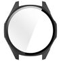 F�r Huawei Watch GT 6 46mm Kunststoff H�lle + 9H Hart Glas Schwarz