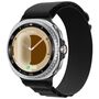 F�r Samsung Galaxy Watch 8 / 8 Classic Loop Nylon Armband Schwarz