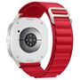 F�r Samsung Galaxy Watch 8 / 8 Classic Loop Nylon Armband Rot