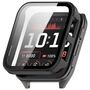 F�r Garmin Venu X1 Kunststoff Watch Schutzh�lle + 9H Hart Glas Schwarz