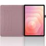 F�r Samsung Galaxy Tab S11 360 Rotation Baum Kunstleder Tasche Pink