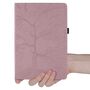 F�r Samsung Galaxy Tab S11 360 Rotation Baum Kunstleder Tasche Pink