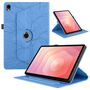 F�r Samsung Galaxy Tab S11 360 Rotation Baum Kunstleder Tasche Blau