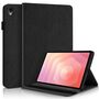 F�r Samsung Galaxy Tab S11 aufstellbare Baum Kunstleder Tasche Schwarz
