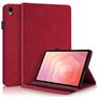 F�r Samsung Galaxy Tab S11 aufstellbare Baum Kunstleder Tasche Rot