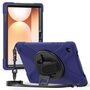 Fr Samsung Galaxy Tab A11 Plus Hlle Halter & Schultergurt D- Blau