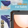 Fr Samsung Galaxy Tab A11 Plus Hlle Halter & Schultergurt D- Blau