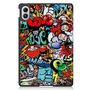 F�r Xiaomi Redmi Pad 2 Pro 12.1 3folt Wake UP Smart H�lle Graffiti