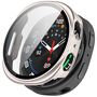 F�r Samsung Galaxy Watch 8 44mm Kunststoff H�lle + Hart Glas Starlight
