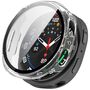 F�r Samsung Galaxy Watch 8 40mm Kunststoff H�lle + 9H Glas Transparent