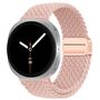 F�r Samsung Galaxy Watch 8 / 8 Classic Magnetisches Nylon Armband Rosa
