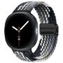 F�r Samsung Galaxy Watch 8 / 8 Classic Magnetisches Nylon Armband Bunt